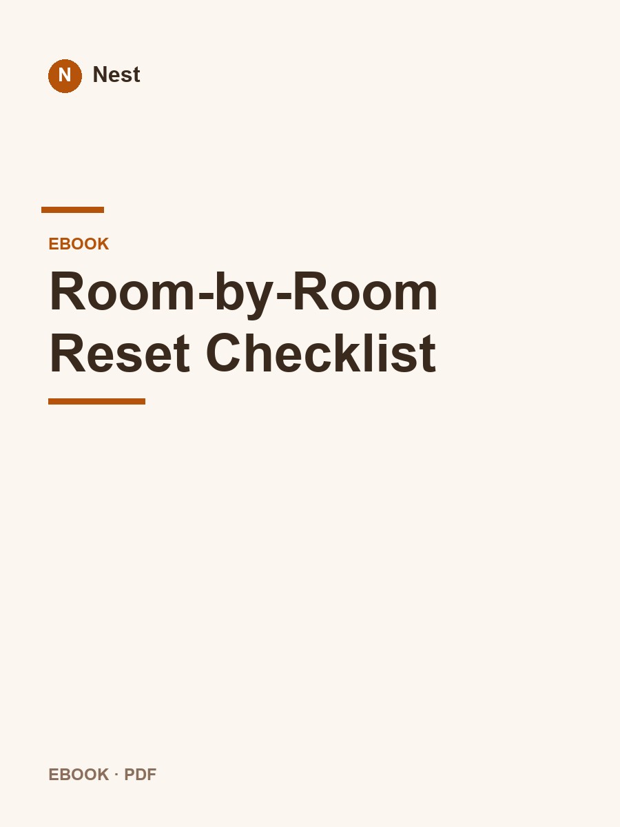 Room-by-Room Reset Checklist cover