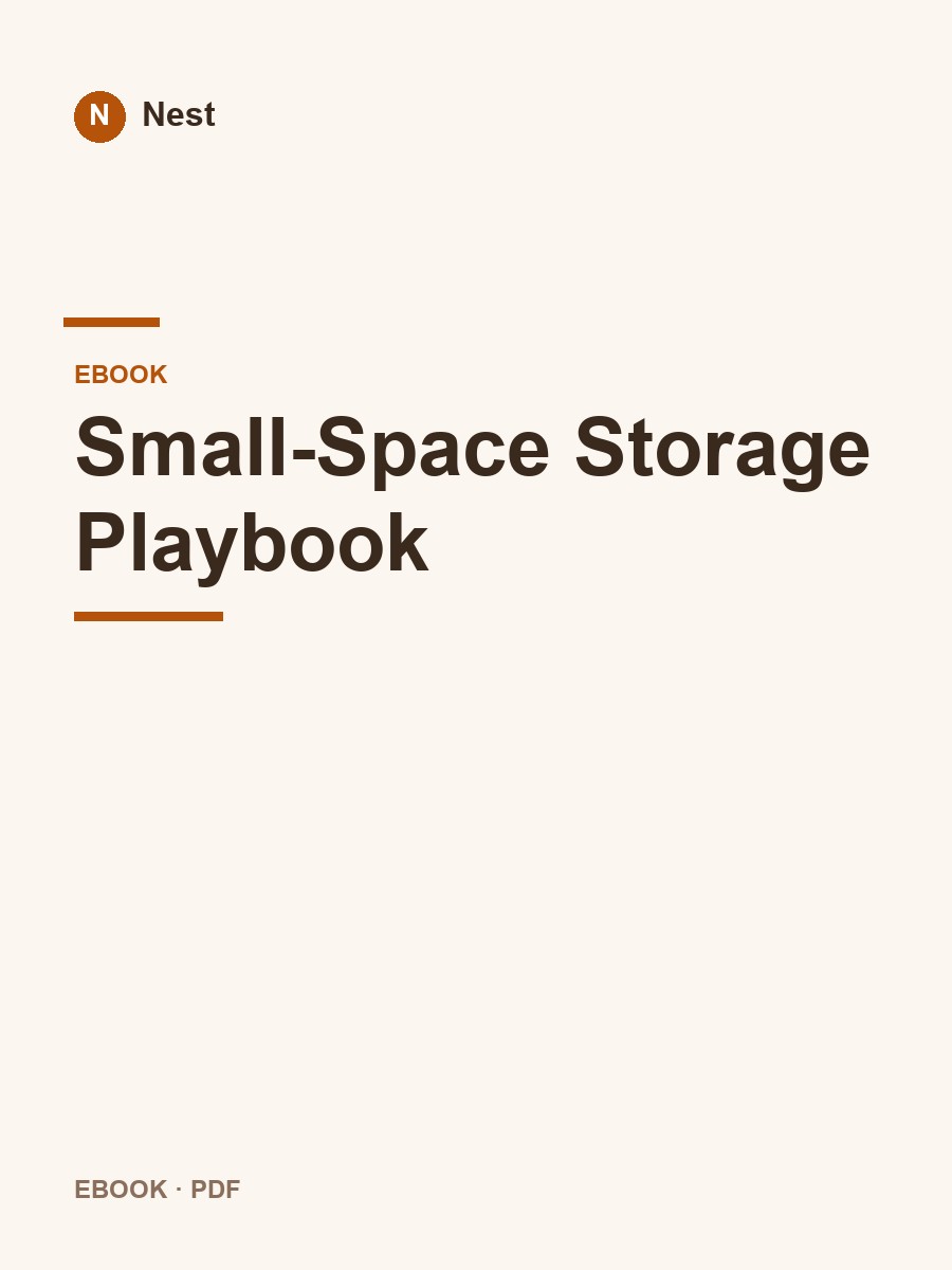 Small-Space Storage Playbook cover
