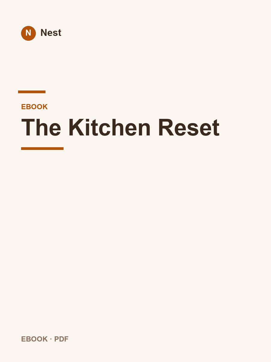 The Kitchen Reset cover
